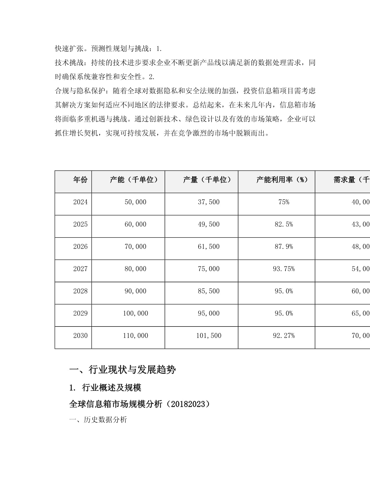 2024至2030年信息箱項目投資價值分析報告
